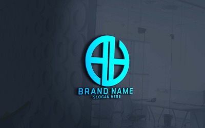 Professionelles Unternehmen mit zwei Buchstaben AA-Logo-Design-Marke