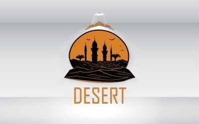 Desert Sands logotyp vektor filmall