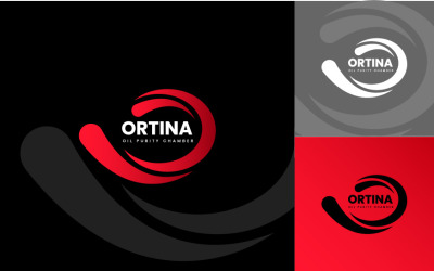 Design del logo alfabeto O per olio e petrolio