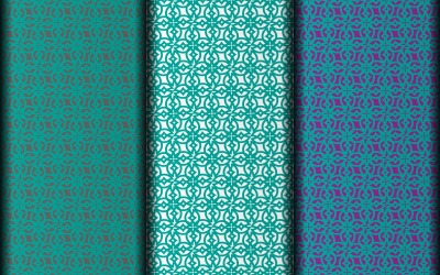 Einfaches Vektoreps nahtloses geometrisches Musterdesign