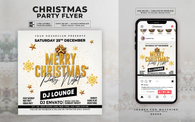 Merry Christmas Party Night Flyer