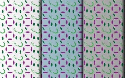 Set di modello di progettazione modello vettoriale eps senza soluzione di continuità