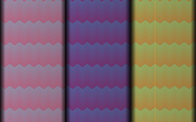 Set of seamless geometric pattern design