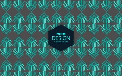 Abstrakt geometriskt mönster konstverk malldesign