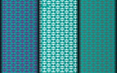 Design de padrão sem costura vetorial repetível.