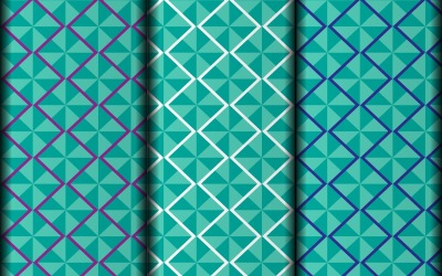 Designvorlage für Muster im geometrischen Blumenstil