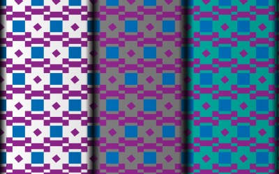 Designvorlage für Vektormuster im geometrischen, nahtlosen Stil