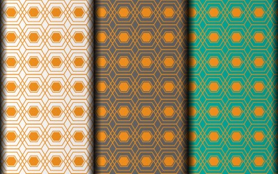 Fiore semplice vettore eps disegno geometrico senza cuciture