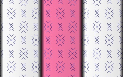 Geometric seamless style pattern design template