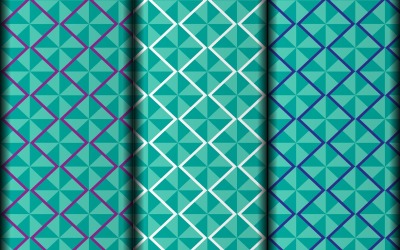 Geometrische bloem stijl patroon ontwerpsjabloon