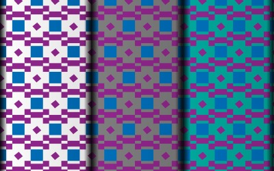 Geometrische naadloze stijl vector patroon ontwerpsjabloon
