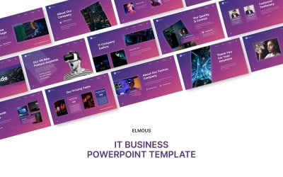 IT-Powerpoint-Präsentationsvorlage