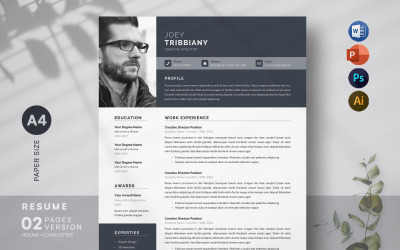 Modern Özgeçmiş Şablonu, Profesyonel CV
