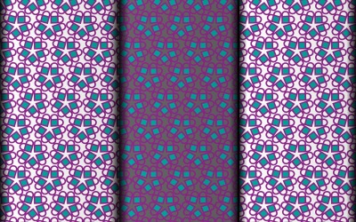 Naadloze geometrische vector patroon sjabloon