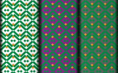 Nahtloses geometrisches Vektor-EPS-Musterdesign