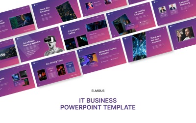 Plantilla de presentación de PowerPoint de TI