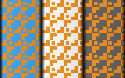 Seamless geometric vector pattern design template