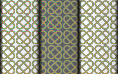 Vector pattern design template