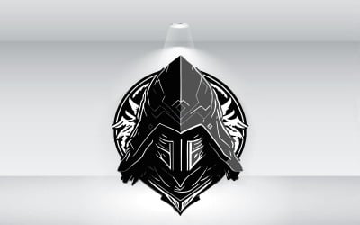 File vettoriale del logo in stile Silent Ninja Assassin Creed