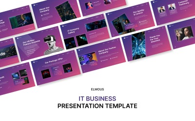 IT Keynote prezentációs sablon