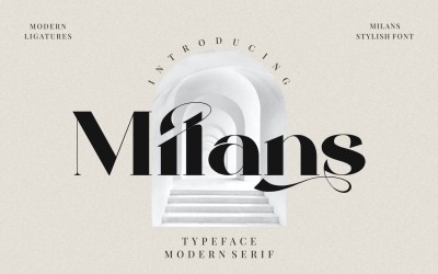 Milans_Typeface 现代衬线体