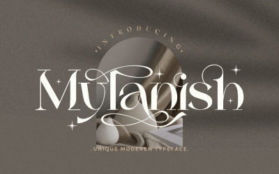 Mylanish _ Uniek modern lettertype