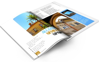 World Explorer Magazine Template