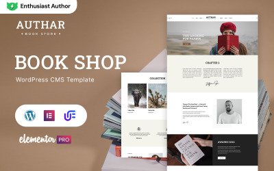 Authar – Book Author WordPress Elementor Theme