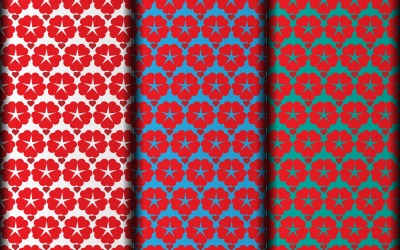 Simple vector geometric pattern design template