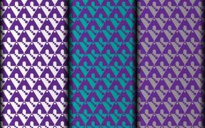 Simple vector geometric pattern design