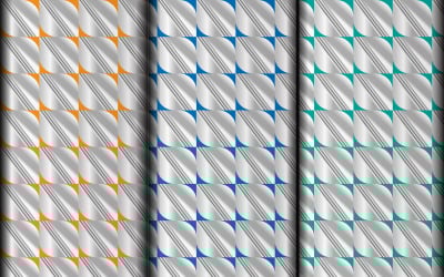 Vector set of geometric triangle pattern design template