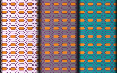 Vector uppsättning geometrisk polygon stil mönster design