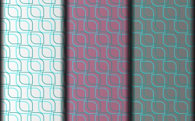 Vektorset mit geometrischem Dreiecksmuster