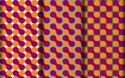 Abstract seamless geometric pattern artwork template