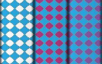 Einfache Designvorlage für geometrische Muster im Vektorblumenstil