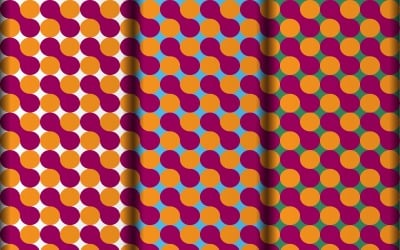 Modelo de arte abstrata com padrão geométrico sem costura