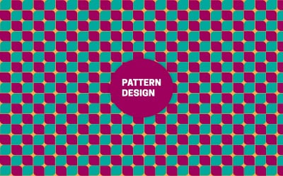 Naadloze element vector geometrische patroon ontwerp.