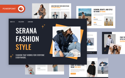 Serana – divatos PowerPoint sablon