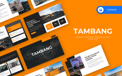Tambang - 采矿业主题演讲模板