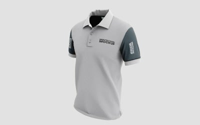 Mockup realistico di polo