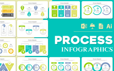Prozess-Infografik-Design-Layout
