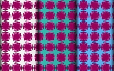 Vector set of vector eps flower style element pattern design
