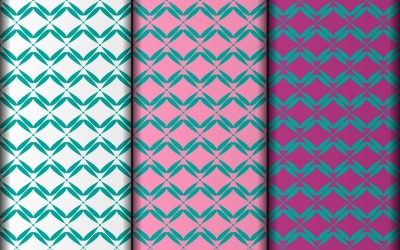Vector set of vector eps flower style element pattern