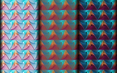 Abstract vector eps floral pattern design