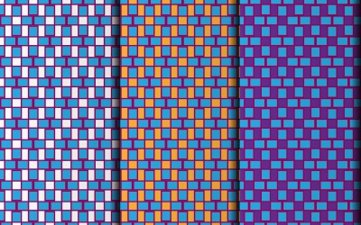 Blommig sömlös geometrisk mönsterdesign