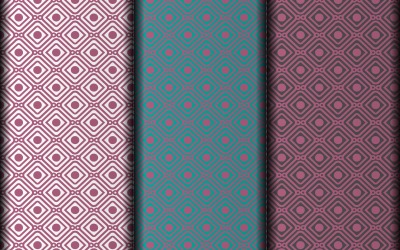 Design de padrão floral eps de vetor geométrico sem costura