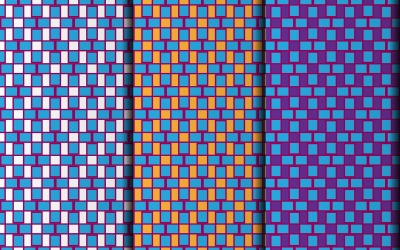 Design floreale senza cuciture con motivo geometrico