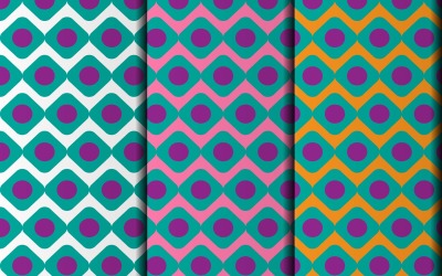 Design minimalista e senza cuciture con motivi floreali ripetuti