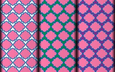 Design semplice con motivo floreale geometrico