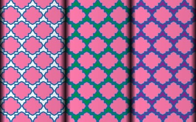 Design simples de padr?o floral geom?trico
